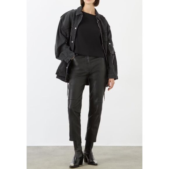 Spanx AirEssentials Puff Sleeve Desk to Dinner Elbow Sleeve Top Very Black L - Picture 7 of 13